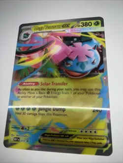 Mega Venusaur Ex MEP 013 Pokemon Card, Lenticular Jumbo Holo Promo 3D - Image 4