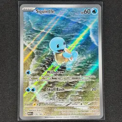 Squirtle - 170/165 - Illustration Rare - SV: 151 - Pokemon Card - NM/M - Image 1