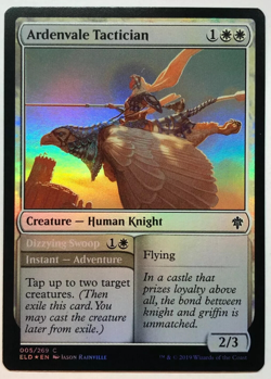 1x NM Foil Ardenvale Tactician - Throne of Eldraine [MTG] pack fresh - Image 1
