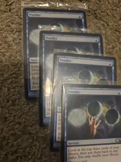MTG PONDER (x4) M10 SET OF FOUR - Image 2