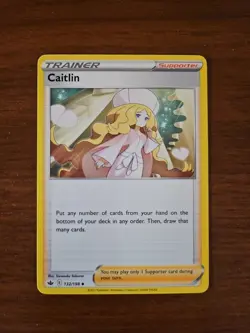 Pokemon SWSH Chilling Reign - 132/198 CAITLIN, Unlimited - Image 1