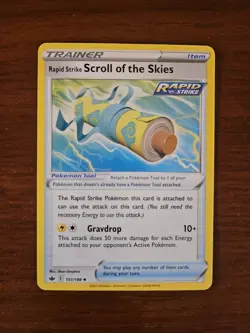 Pokemon SWSH Chilling Reign - 151/198 RAPID STRIKE SCROLL OF THE SKIES - Image 1