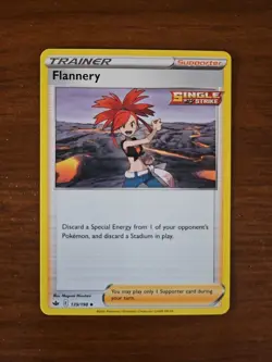 Pokemon SWSH Chilling Reign - 139/198 FLANNERY, Unlimited - Image 1