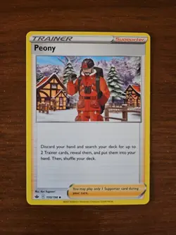 Pokemon SWSH Chilling Reign - 150/198 PEONY, Unlimited - Image 1