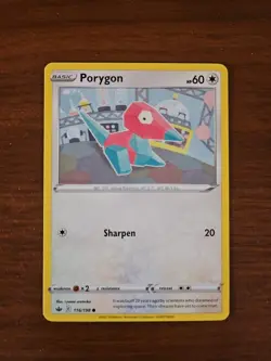 Pokemon SWSH Chilling Reign - 116/198 PORYGON, Unlimited - Image 1