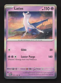 Latios 073/182 Rare Paradox Rift Pokemon Holo Near Mint - Image 1
