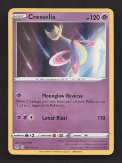 Cresselia 074/196 Holo Rare Lost Origin Pokemon Holo Near Mint - Image 1