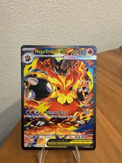 The Pokemon Company Mega Emboar EX Secret Rare Full Art Holo 273/217 - English - Image 1