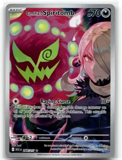 Cynthia's Spiritomb 244/217 Illustration Rare Ascended Heroes Pokemon Holo NM/M - Image 1