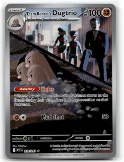 Team Rocket's Dugtrio 239/217 Ascended Heroes Pokemon Holo NM/M - Image 1