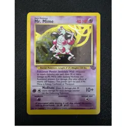 Mr. Mime Jungle 6/64 Holo Rare Unlimited 1999 pokemon TCG - Image 1