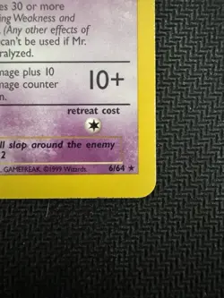 Mr. Mime Jungle 6/64 Holo Rare Unlimited 1999 pokemon TCG - Image 4
