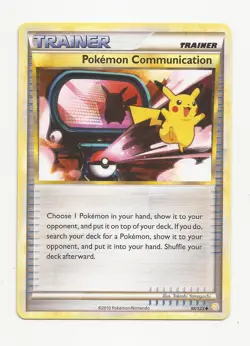 Pokemon Communication 98/123 Uncommon HeartGold & SoulSilver Pokemon LP - Image 1