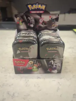 Pokemon TCG Black Bolt And White Flare Unova Mini Tin Set of 8 with Display Box! - Image 1