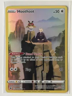 Hoothoot Holo Ultra Rare TG12/TG30 Astral Radiance TG ENG 2022 (NEAR MINT) - Image 1