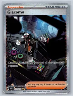 Giacomo 267/193 Special Illustration Rare Paldea Evolved Pokemon Holo Near Mint - Image 1