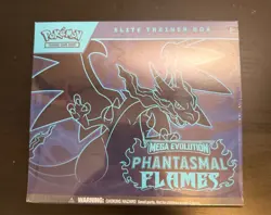FACTORY SEALED Pokemon Mega Evolution Phantasmal Flames Elite Trainer Box - Image 1