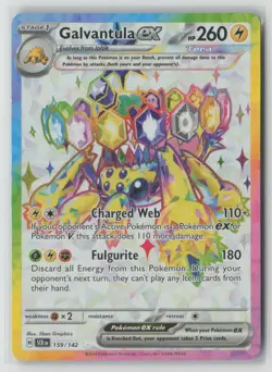 Galvantula ex #159/142 SV07: Stellar Crown Pokemon - Image 1