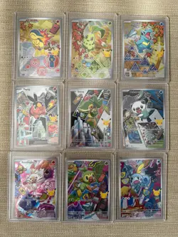 POKEMON TCG First Partner Series 2 Illustration Collection Full Set Of 9 NM! - Image 1