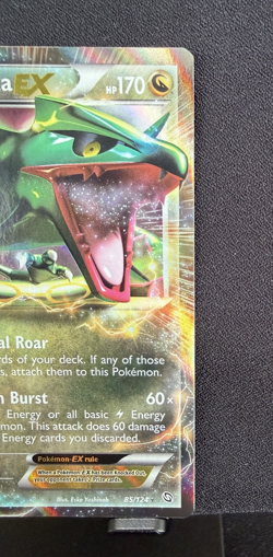Pokemon TCG Rayquaza EX 85/124 Dragons Exalted Holo Ultra Rare LP - Image 3