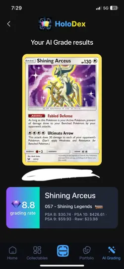 The Pokemon Company Shining Arceus 57/73 Shiny Holo Eng 130 HP - Image 1