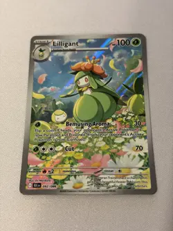 Pokemon Lilligant Sv: Black Bolt 092/086 IR Holo 100 HP ENG 2025 - Image 1