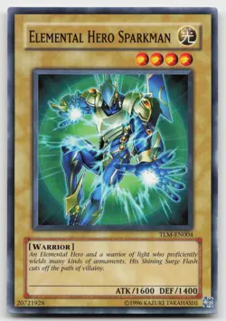 Elemental Hero Sparkman TLM-EN004 The Lost Millennium Yu-Gi-Oh NM - Image 1