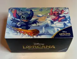 Disney Lorcana League Promo Blue Deck Box Storage Winterspell Lilo & Stitch - Image 1