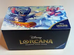 Disney Lorcana League Promo Blue Deck Box Storage Winterspell Lilo & Stitch - Image 5