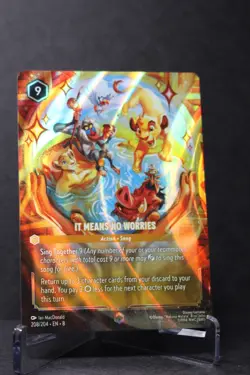 Disney Lorcana - It Means No Worries Enchanted Foil EN 208/204 - Image 1