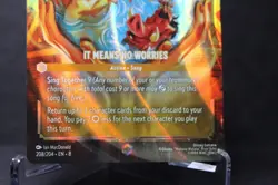 Disney Lorcana - It Means No Worries Enchanted Foil EN 208/204 - Image 3