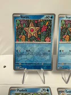 Pokemon 151 Staryu Goldeen Regular & Reverse Holo Near Mint 8 Card Lot - Image 3