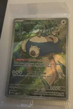 Pokomon - Crimped Error - Snorlax Promo - #051 - Sv:Scarlet & Violet Promo Card - Image 1