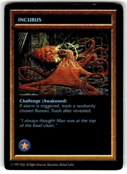 1997 Shadowrun CCG / TCG Card Incubus - Image 1