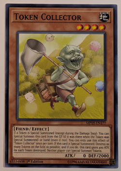 Yugioh TCG - 1x Token Collector - MP19-EN177 - NM - 1st Edition - Common - 2019 - Image 1