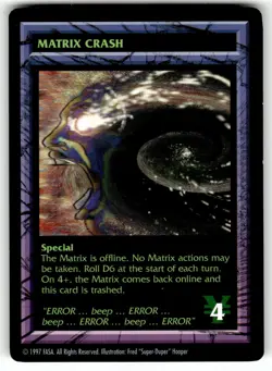 1997 Shadowrun CCG / TCG Card Matrix Crash - Image 1