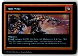 1997 Shadowrun CCG / TCG Card Mob War! - Image 1