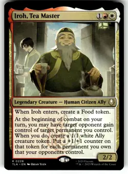 MTG Avatar: The Last Airbender Card #228 Iroh, Tea Master - Image 1