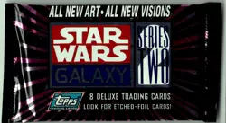 1994 Topps Star Wars Galaxy Series 2 Trading Card Booster pack Purple - Image 1