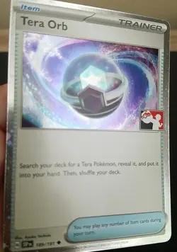 TERA ORB 189/191, HOLO, STAMPED, PRIZE PACK SERIES 7, POKEMON CARD (NM) - Image 3