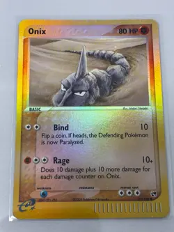 Onix- Reverse Holo- 2003 - Ex Sandstorm- 71/100 -Pokemon Card -MP - Image 3