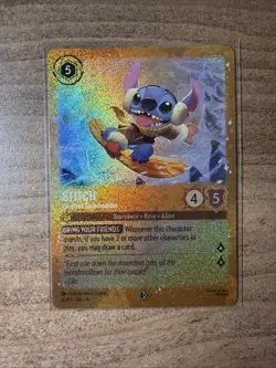 Stitch - Carefree Snowboarder 42 Disney Lorcana Promo Cards Holo - Image 1