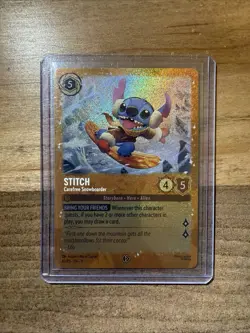 Stitch - Carefree Snowboarder 42 Disney Lorcana Promo Cards Holo - Image 4