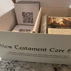 REDUCED Sacred Legacy New Testament Core Set. Collectible Card Lot. New cards. - Image 1