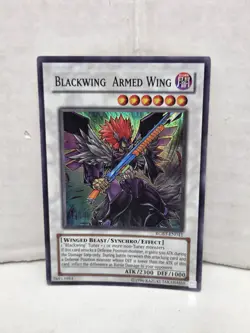 Yugioh Super Rare Blackwing Armed Wing RGBT-EN041 - Image 2