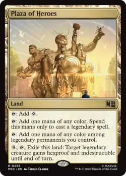 MTG Marvel Super Heroes Commander - Plaza of Heroes - Image 1