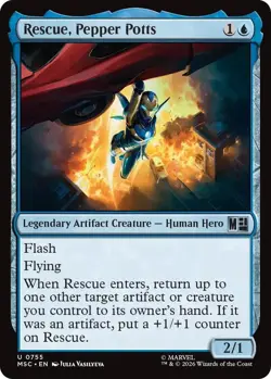 MTG Marvel Super Heroes Commander - Rescue, Pepper Potts - Image 1
