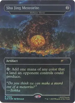 Shu Jing Meteorite - Fellwar Stone (Rainbow Foil) [Secret Lair Drop Series] - Image 1