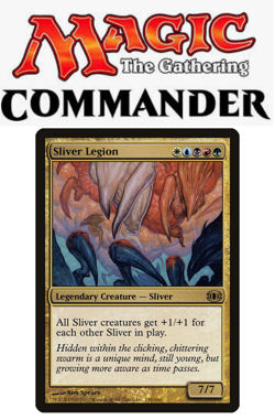 Sliver Legion SLIVER TRIBAL Magic MTG Custom Commander Deck - Image 1
