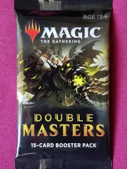 Magic The Gathering DOUBLE MASTERS New Sealed Booster Pack MTG - Image 1